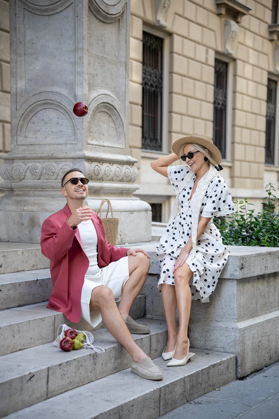 Couple street stylish — páros fotózás, Budapest — Gáspár Enikő Photography